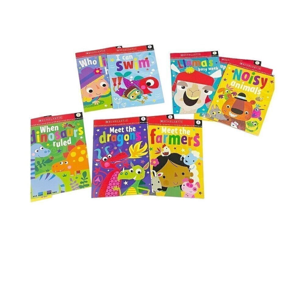 Make Believe Ideas Scholastic Reading Series A, B, C and D set of 11 Books